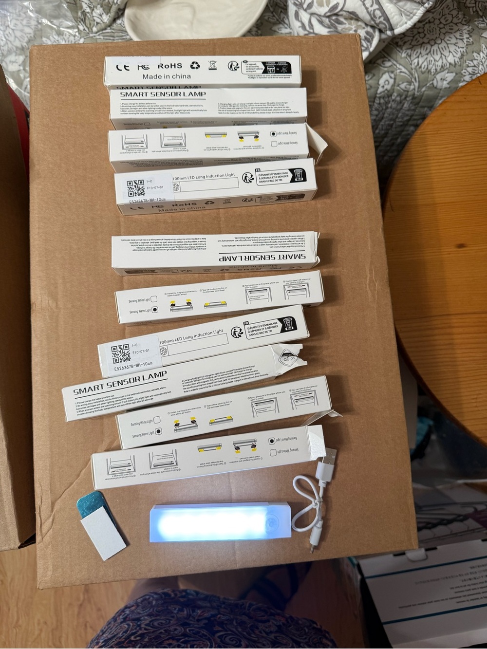 Smart Sensor LED Under-Cabinet Lamp - White (Pack)